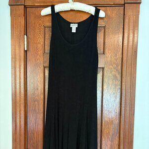 Chico's Travelers Black Long Dress Size 1